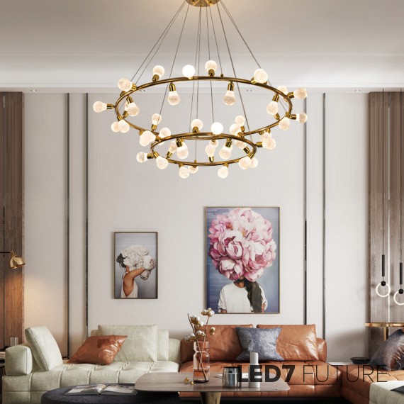 Loft Indystry Modern - E27 Bulbs Chandelier